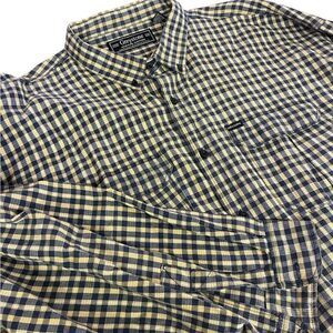 Greenstone adventure outfitters size 6X Men's Blue and Cream Checkered Shirt new